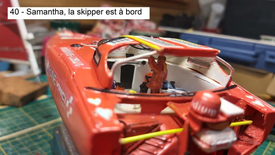 Voilier Imoca en scratch échelle 1/72