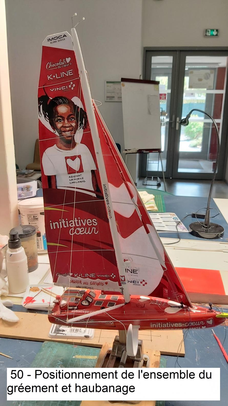 Voilier Imoca en scratch échelle 1/72