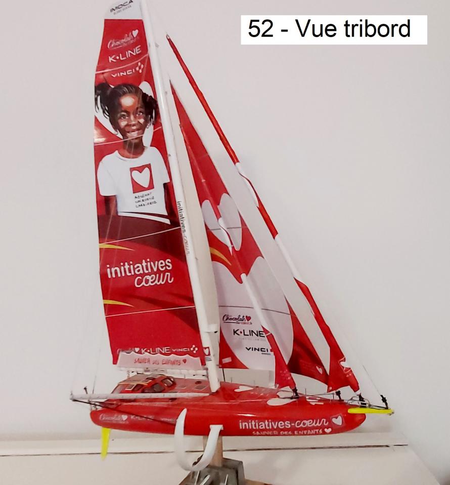 Voilier Imoca en scratch échelle 1/72