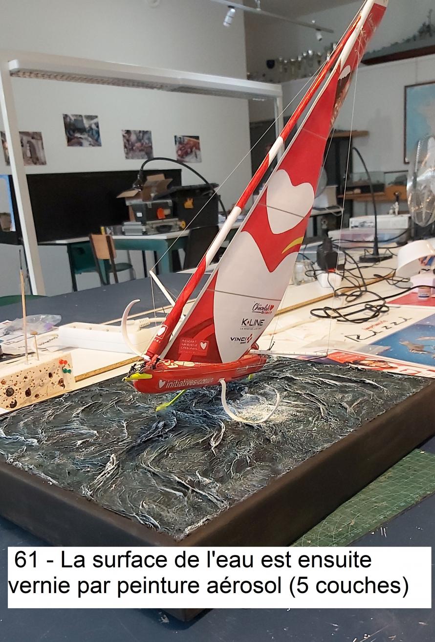 Voilier Imoca en scratch échelle 1/72