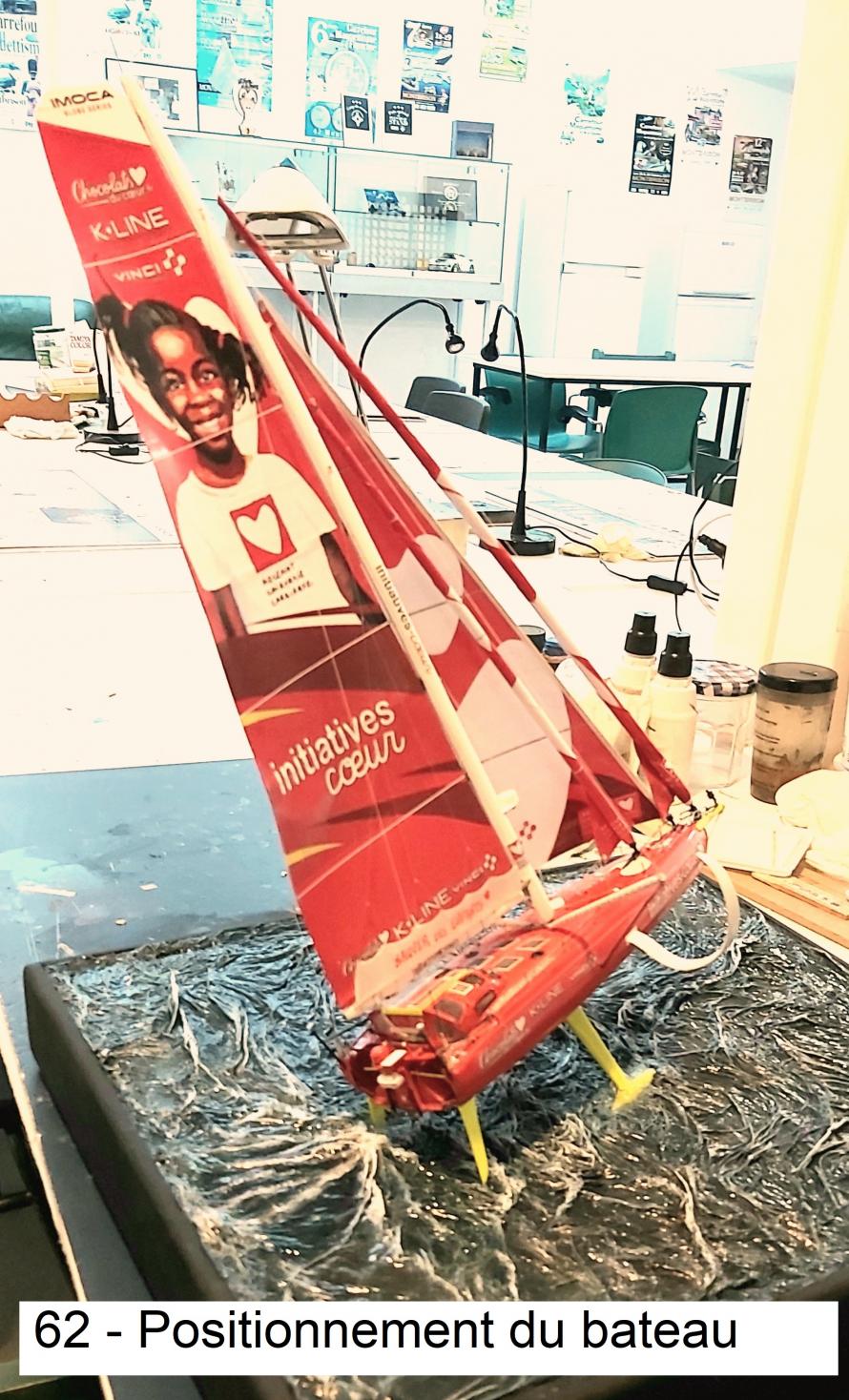 Voilier Imoca en scratch échelle 1/72