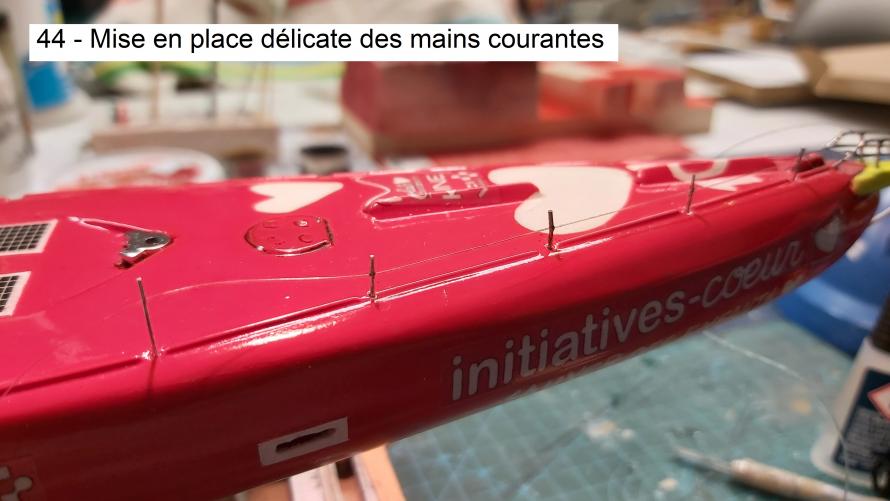Voilier Imoca en scratch échelle 1/72