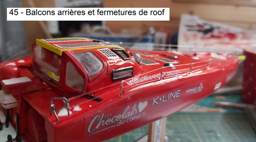 Voilier Imoca en scratch échelle 1/72