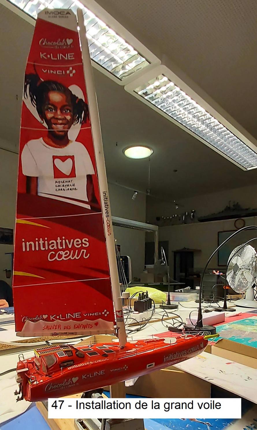 Voilier Imoca en scratch échelle 1/72