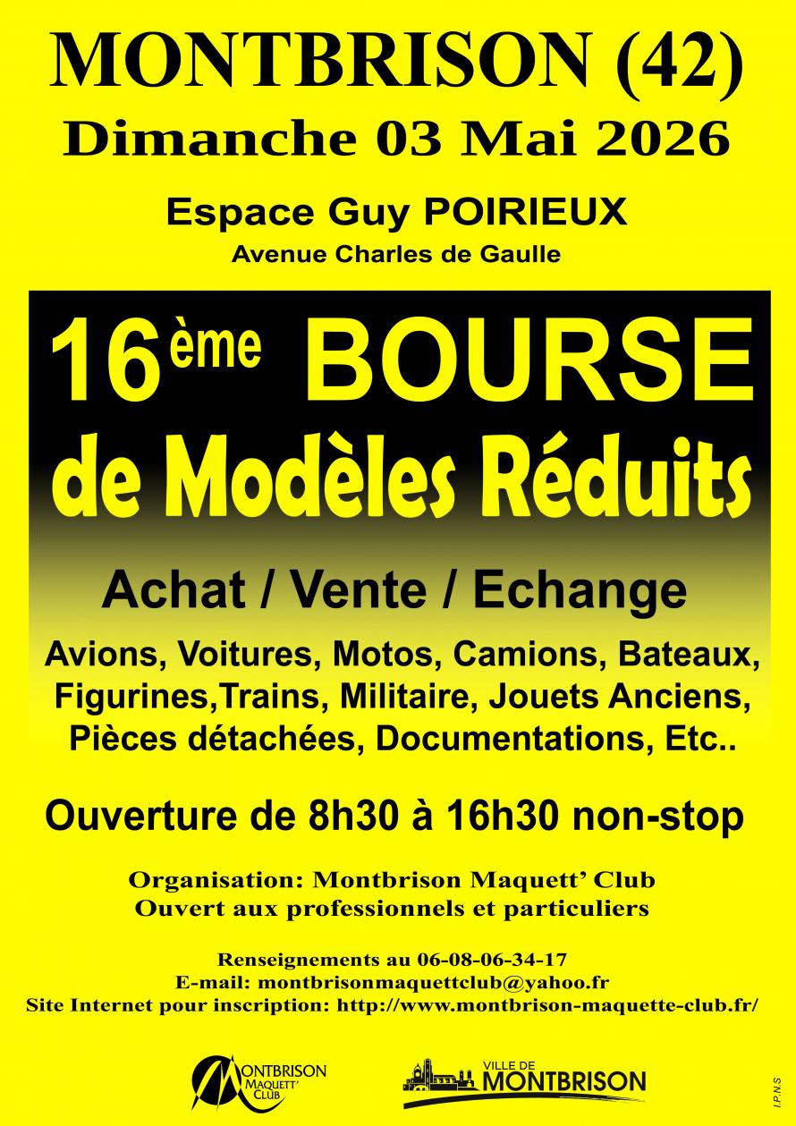 BOURSE MODELES REDUITS 2026